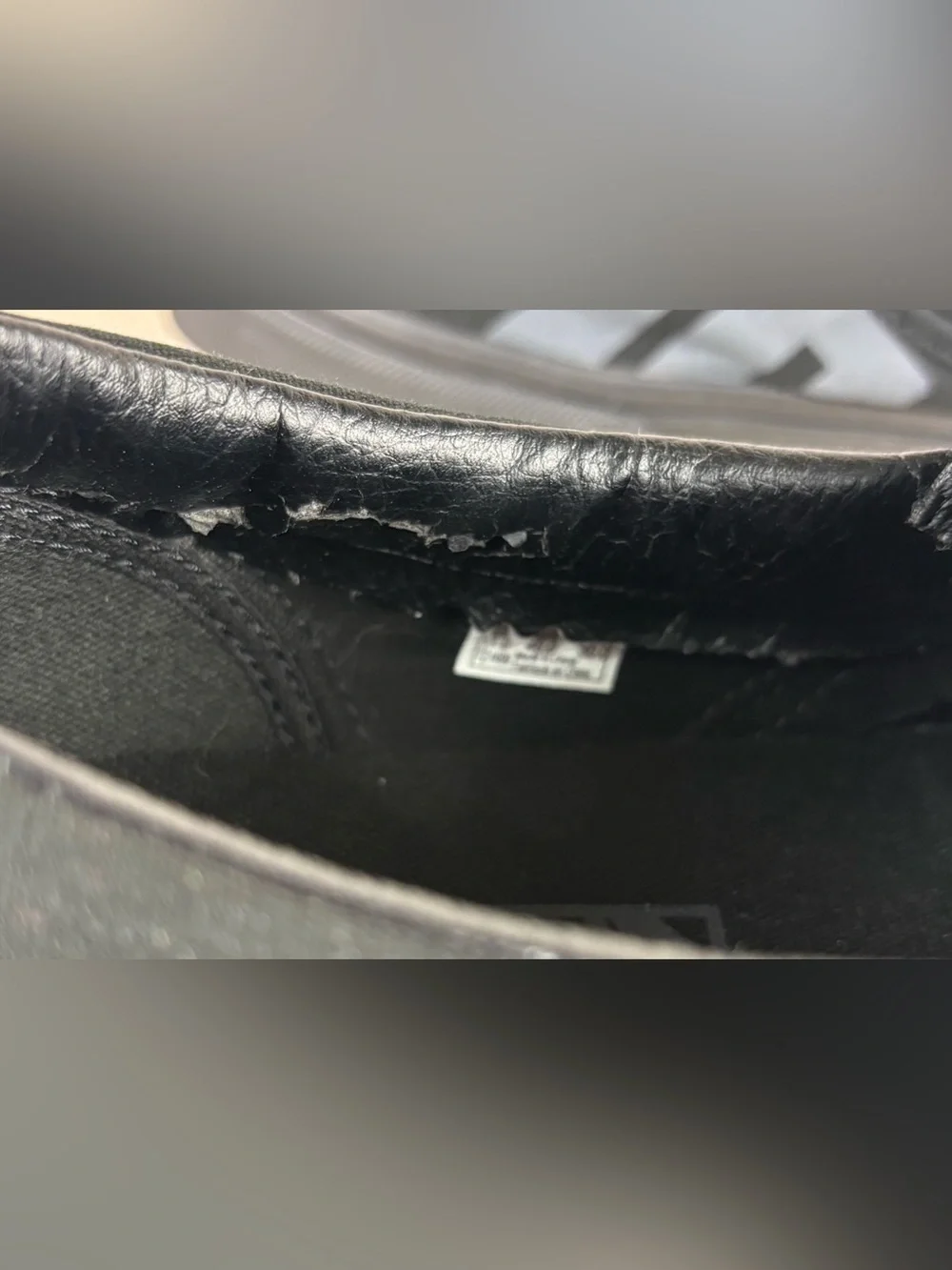 Vans x Workday Slip-On Sneakers Black Gray Logo Mens 12